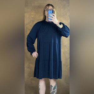 LuLaRoe Classic Navy Long Sleeve Dress